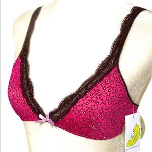 NWT Honeydew French Garden Soft Bralette M